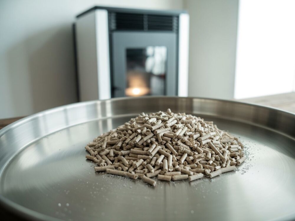 czysty popiół pelletowy