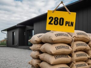 ekogroszek przy domu
