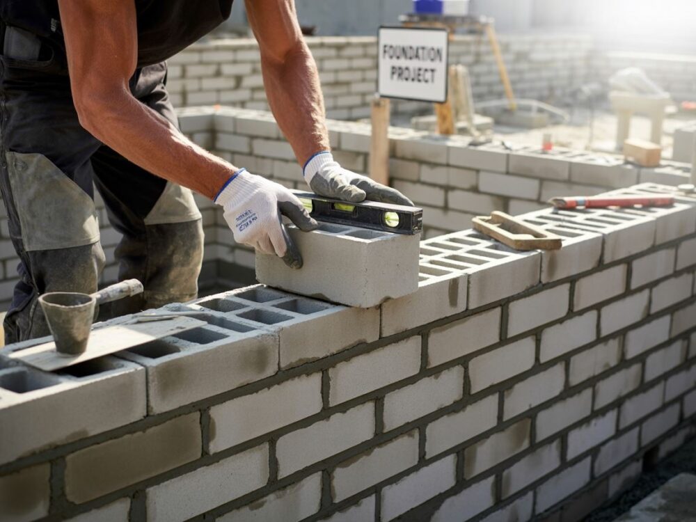 fundament z pustaków szalunkowych