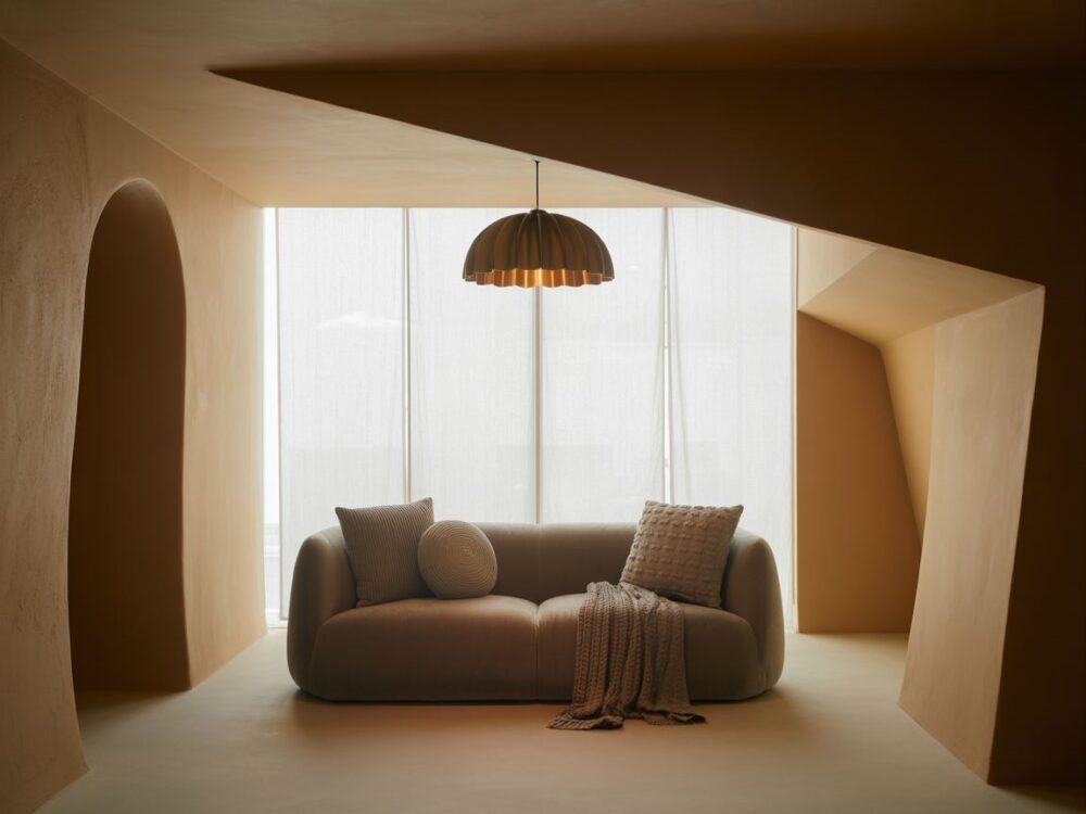 nowoczesne wykończenie nierównej ściany