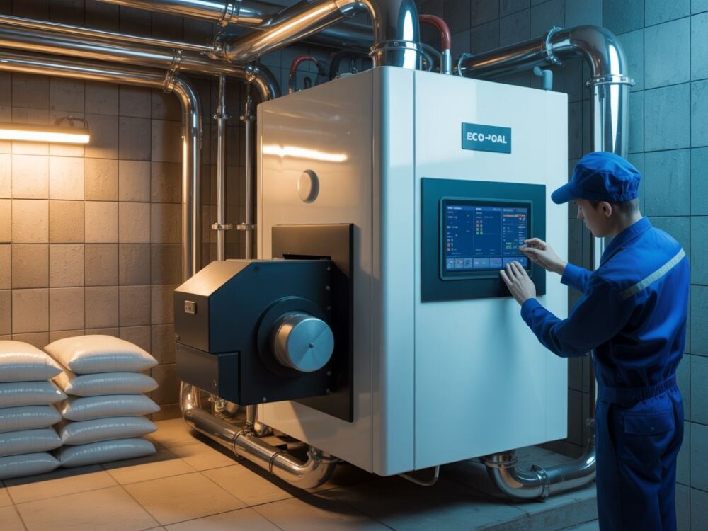 piec na ekogroszek z podajnikiem