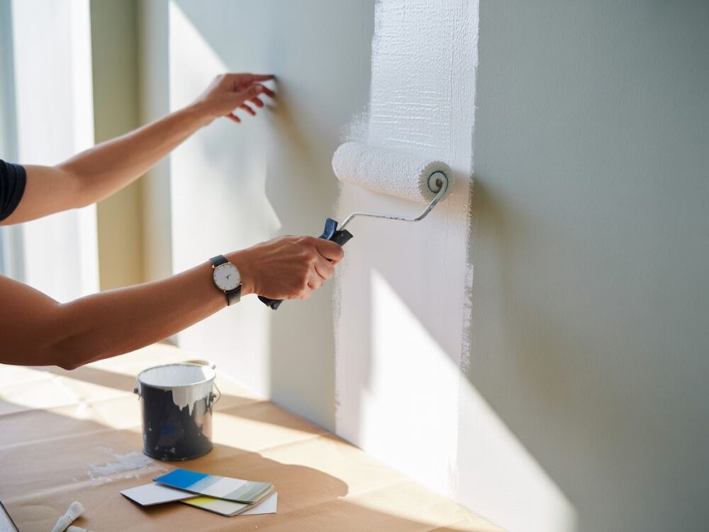 przygotowanie ściany do malowania