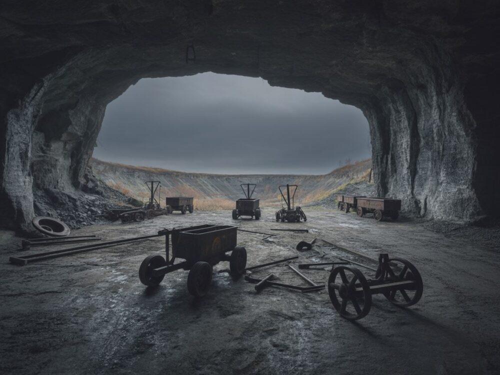 puste wyrobisko węglowe