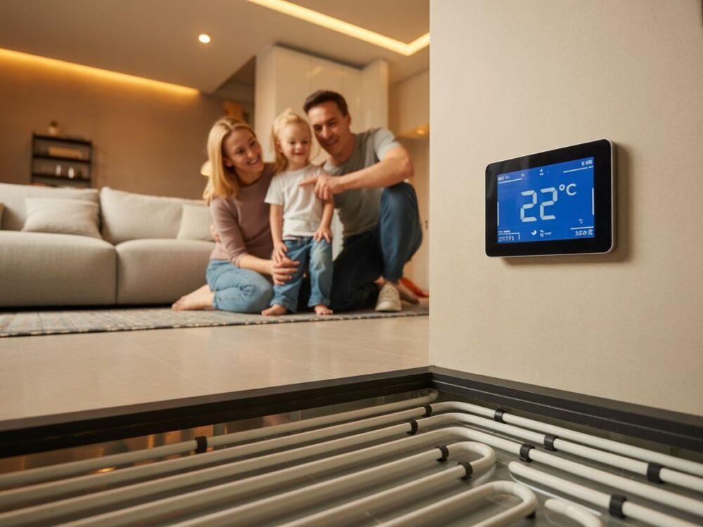 regulacja temperatury podłogi