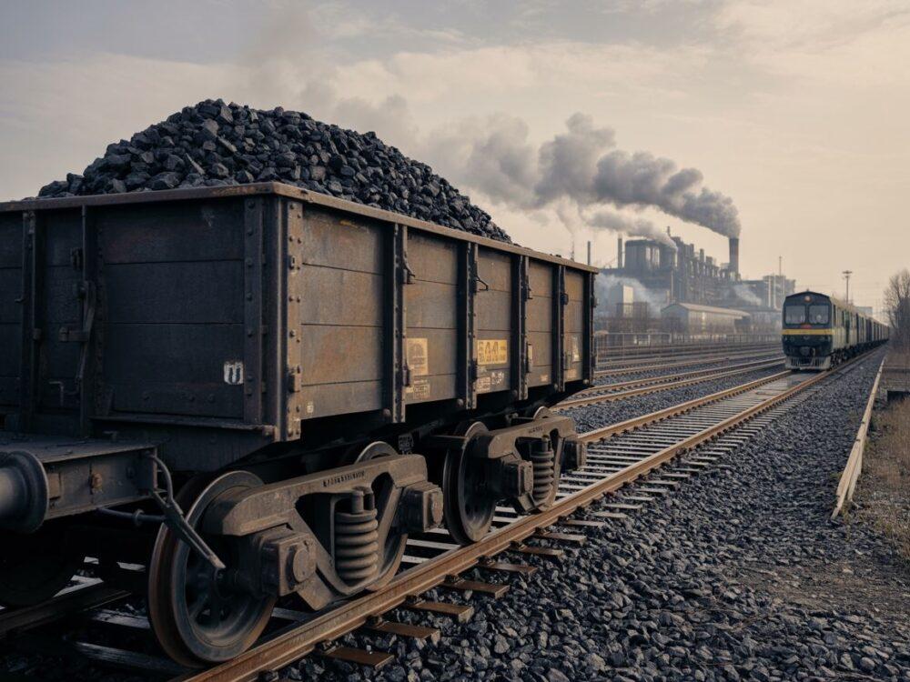 transport węgla koleją