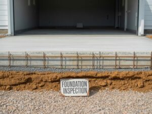 warstwy gruntu pod garażem