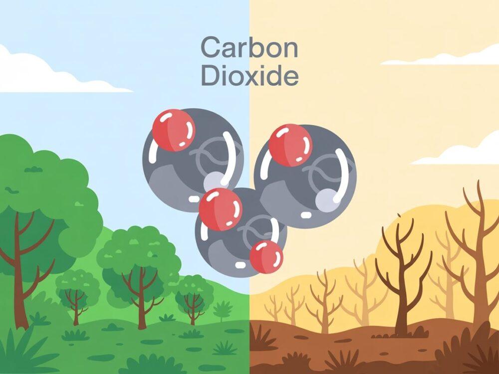 wpływ CO2 na środowisko