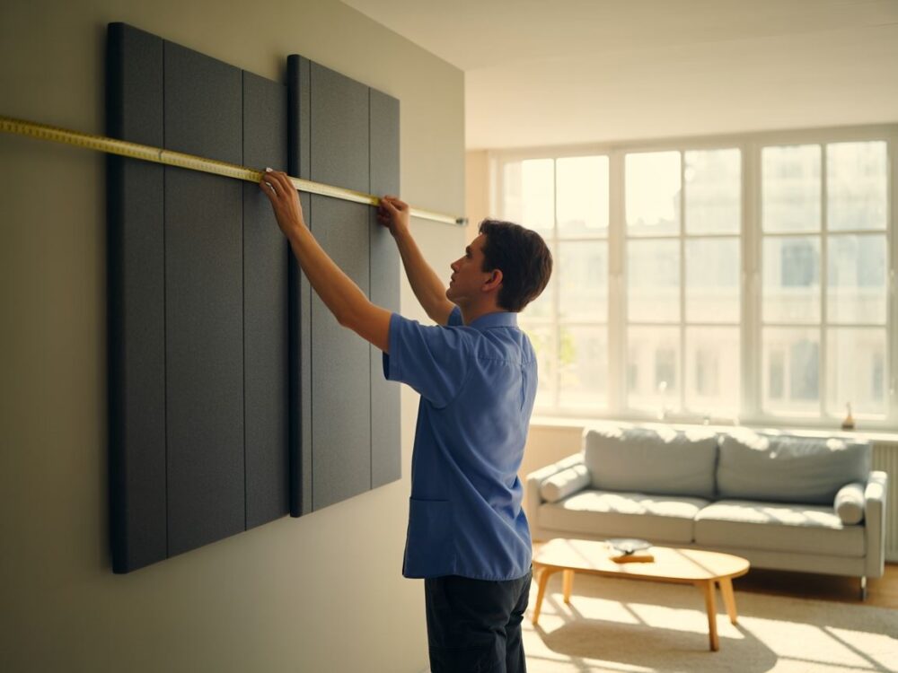 wyciszanie ściany odgłosów sąsiadów