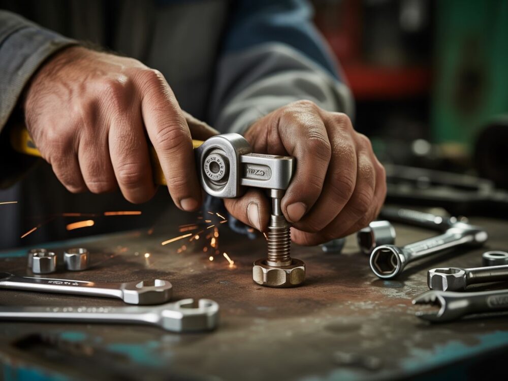 wykręcanie urwanej śruby