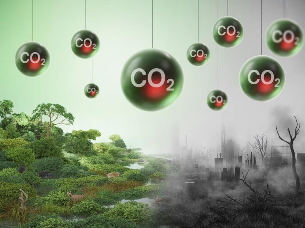 zanieczyszczenie powietrza CO2